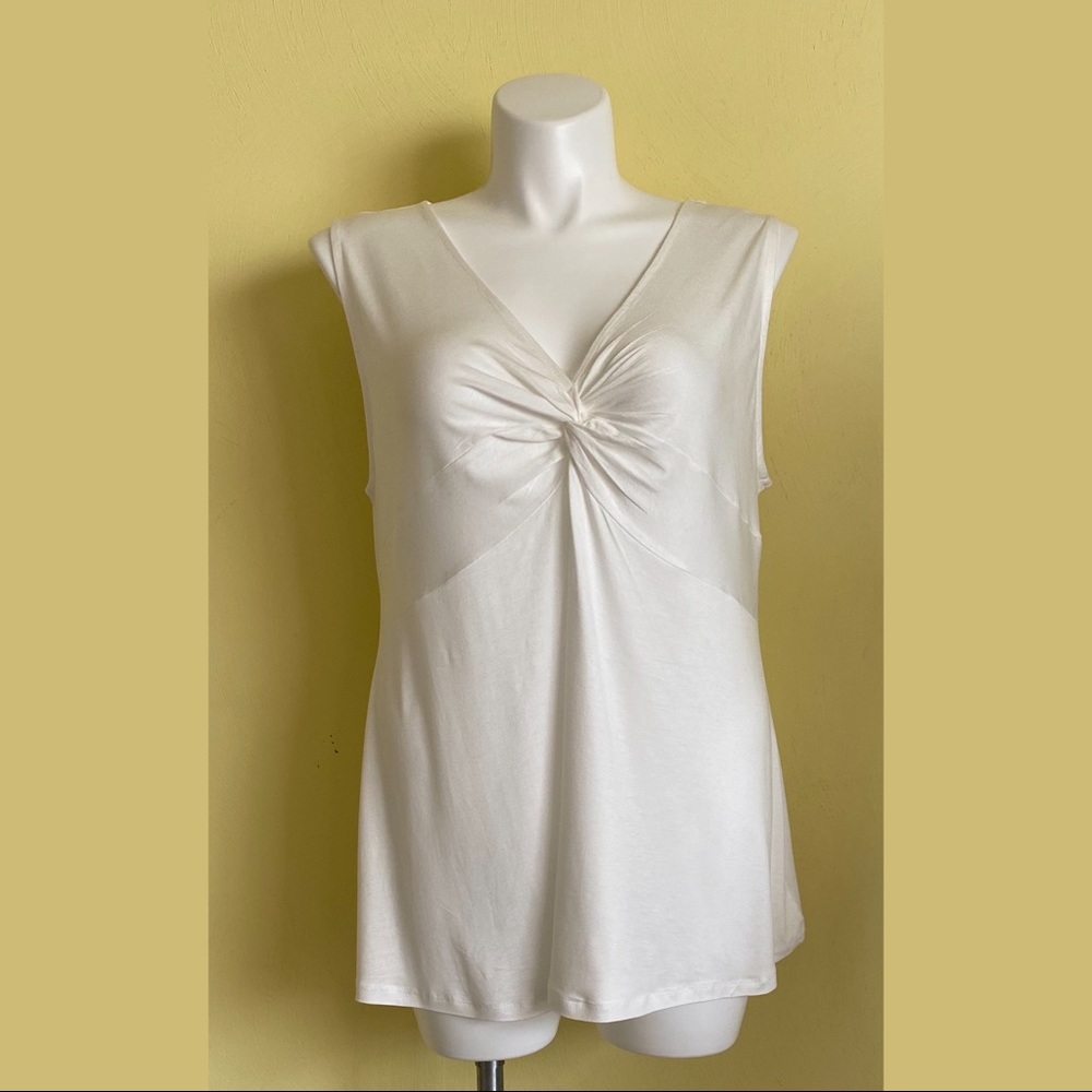 Knot Front Sleeveless Top
